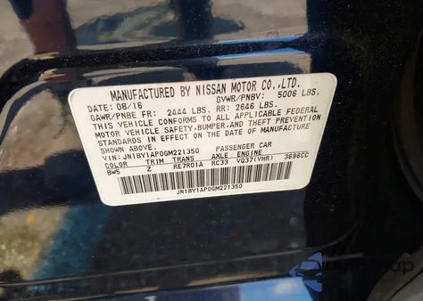 2016 Infiniti Q70 3.7 z USA, uszkodzony, nr VIN JN1BY1AP0GM221350